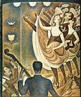 Georges Seurat Le Chahut painting